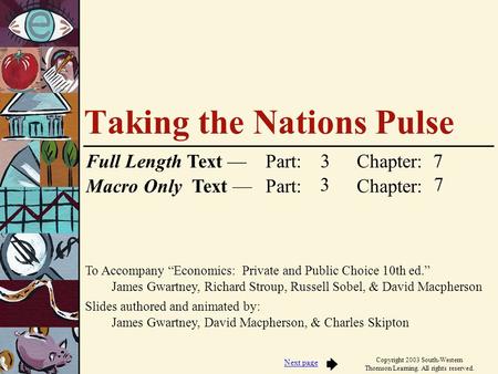 Taking the Nations Pulse