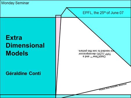 Extra Dimensional Models