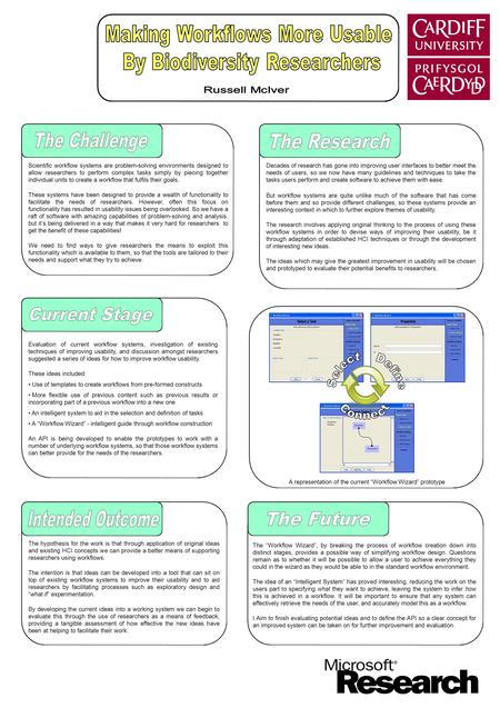 Scientific workflow systems are problem-solving environments designed to allow researchers to perform complex tasks simply by piecing together individual.