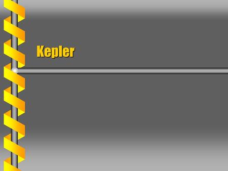 Kepler. Inverse Square Force  Force can be derived from a potential.  < 0 for attractive force  Choose constant of integration so V (  ) = 0. m2m2.