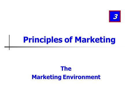 Principles of Marketing