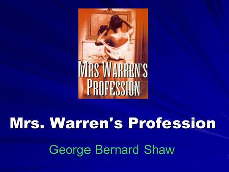 Mrs. Warren's Profession