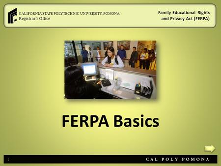 FERPA Basics.