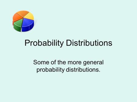 Probability Distributions