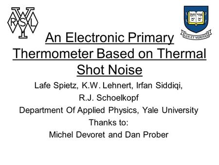 An Electronic Primary Thermometer Based on Thermal Shot Noise