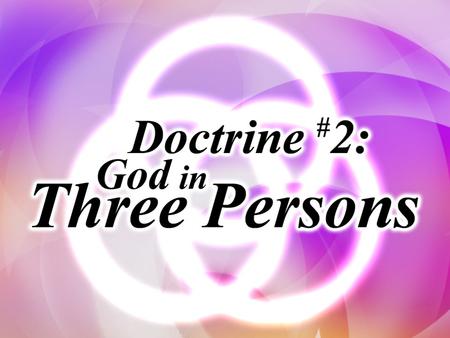 WHAT IS GOD LIKE? A.	God is Eternal. WHAT IS GOD LIKE? A.	God is Eternal.