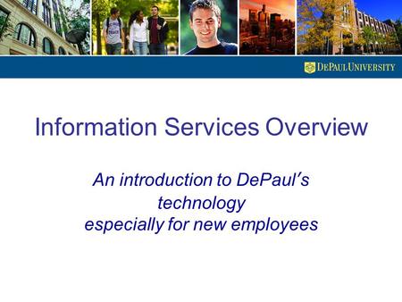 Information Services Overview