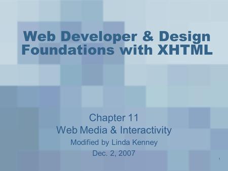 Web Developer & Design Foundations with XHTML