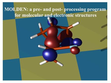 MOLDEN: a pre- and post- processing program