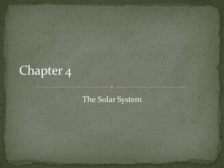 The Solar System. Equation of motion (EoM) Newton’s law applied to Earth-Sun system: for x component Similarly for y-component. Note: this is a 2-D motion.