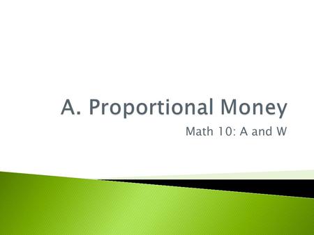 Math 10: A and W.  Find the definition of each of the following terms:  Buying Rate  Exchange Rate  Mark up  Promotion  Proportion  Rate  Ratio.