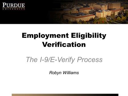 Employment Eligibility Verification