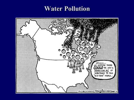 Water Pollution.