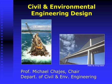 Civil & Environmental Engineering Design