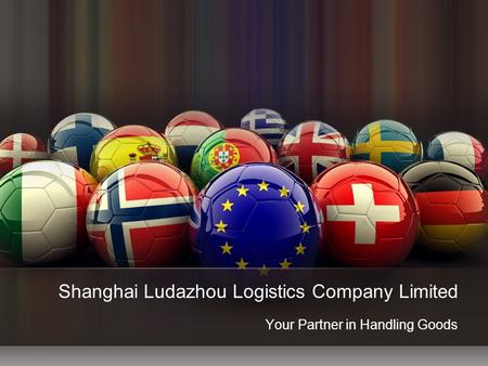 Shanghai Ludazhou Logistics Company Limited Your Partner in Handling Goods.