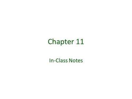 Chapter 11 In-Class Notes. Types of Investments Mutual funds Exchange traded funds Stocks Primary versus secondary market Types of investors: institutional,