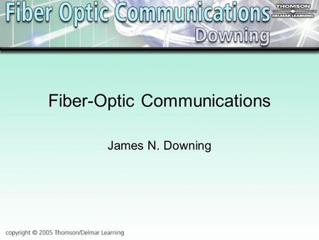 Fiber-Optic Communications