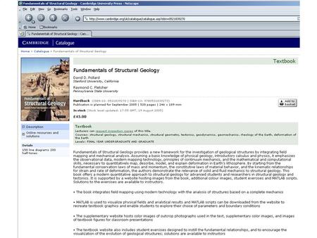 23 June 2015GLG510 Advanced Structural Geology. 23 June 2015GLG510 Advanced Structural Geology New framework: Integration of observations and mechanical.