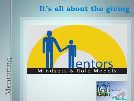 It’s all about the giving. 4/10/11  Do or do not... there is no try.  Named must your fear be before banish it you can.  Always two there are, a master.