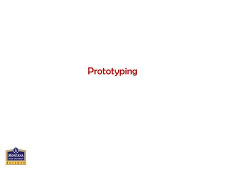 Prototyping. CS351 - Software Engineering (AY2004)2 Scenario Customer: “We would like the word processor to check the spelling of what is typed in. We.