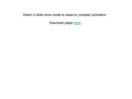 Watch in slide show mode to observe (modest) animation. Download paper here.here.