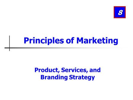 Principles of Marketing