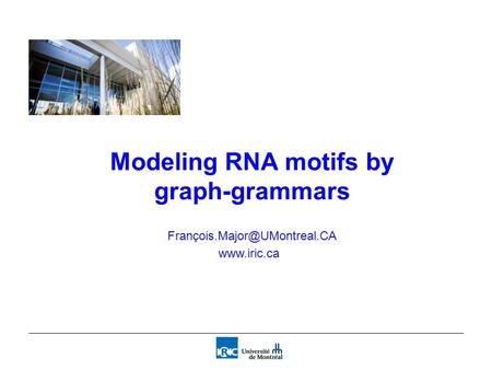 Modeling RNA motifs by graph-grammars