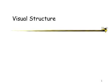 1 Visual Structure. 2 Goals of this Presentation Desceibe four principles of Gestalt Psychology  Gestalt -> form Give examples - good and bad - of visual.