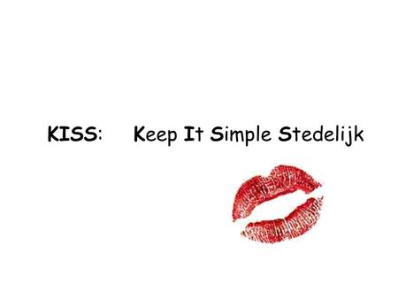 KISS: Keep It Simple Stedelijk. Moodle & IMS/LD.