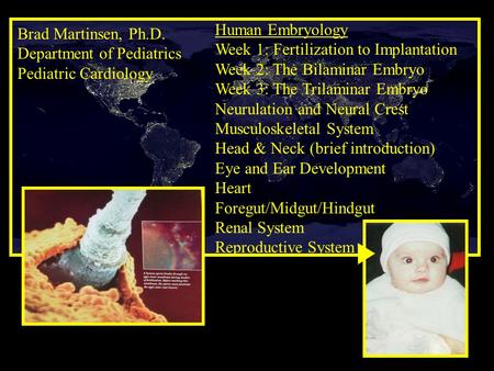 Human Embryology Week 1: Fertilization to Implantation