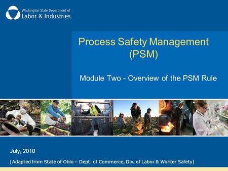 Process Safety Management (PSM)