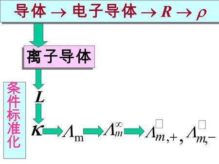 导体  电子导体  R   离子导体 L  mm      ,,, m m 