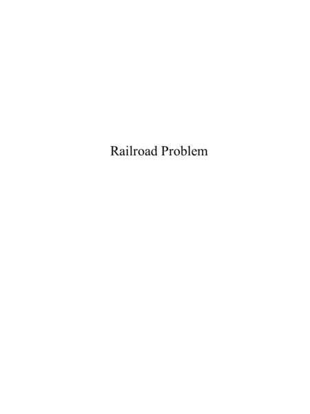 Railroad Problem. Figure 1-Condition Diagram- Nine Mile Road Crossing Novi, Michigan Nine Mile Road 12’ NOVI FIRE STATION FIFE ELECTRIC 23’ 29’ 158’ 32’