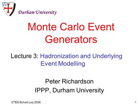 Monte Carlo Event Generators