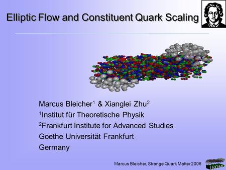 Elliptic Flow and Constituent Quark Scaling