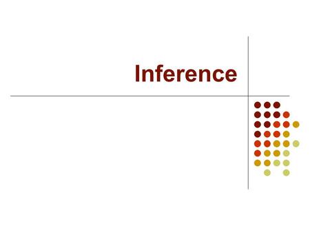 Inference. Overview The MC-SAT algorithm Knowledge-based model construction Lazy inference Lifted inference.