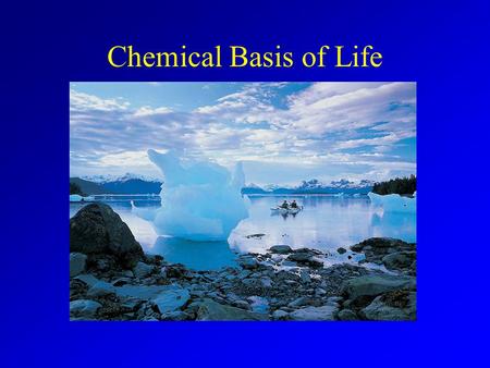 Chemical Basis of Life. Chemistry Matter is made up of separate chemical components. –Chemistry = Interactions between atoms/molecules. Biological function.