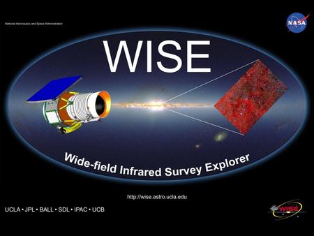 WISE Wide-field Infrared Survey Explorer asteroids Galaxy ULIRGs brown dwarfs WISE will map the sky in infrared light, searching for the nearest and coolest.