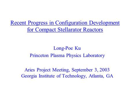 Princeton Plasma Physics Laboratory