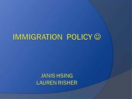 History of policymaking  Naturalization Act of 1790  Amendment 14 (1868)  Amendment 15 (1870)  Chinese Exclusion Acts (1882)  Immigration Act of.