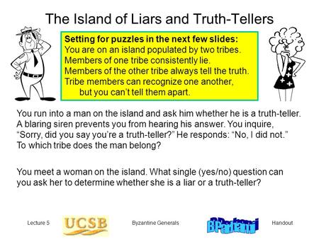 The Island of Liars and Truth-Tellers