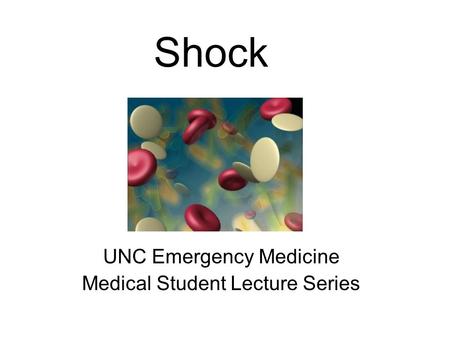 UNC Emergency Medicine Medical Student Lecture Series