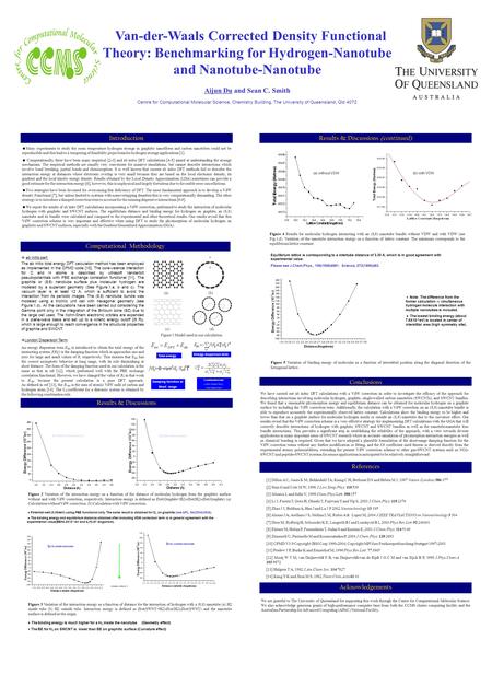  Many experiments to study the room temperature hydrogen storage in graphitic nanofibers and carbon nanotubes could not be reproducible and this lead.