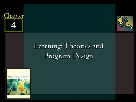 McGraw-Hill/Irwin © 2005 The McGraw-Hill Companies, Inc. All rights reserved. 4 - 1 4 Chapter Learning: Theories and Program Design.