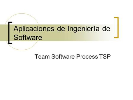 Aplicaciones de Ingeniería de Software