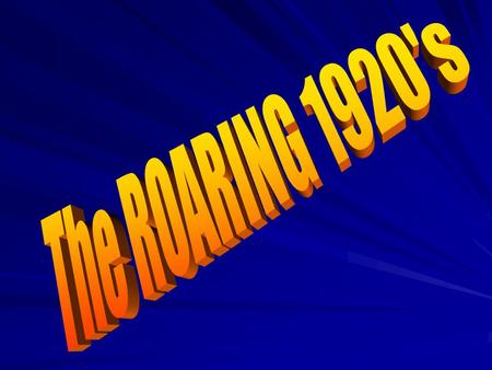 Presidential Leadership in the 1920’s President Warren G. Harding –H–H–H–Harding wins landslide election promising a return to “normal” Return to.