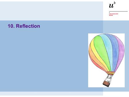 10. Reflection. © Oscar Nierstrasz ST — Reflection 10.2 Roadmap  What is reflection?  Object meta-operations  Class meta-operations  Method meta-operations.