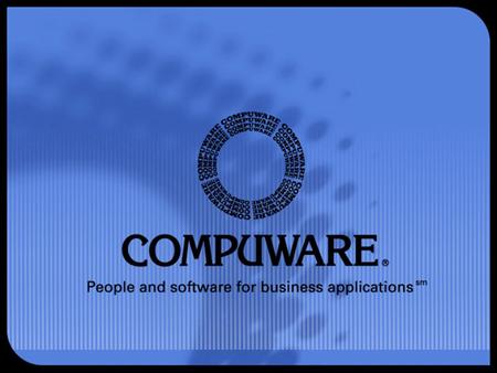 Compuware Corporation 1 Begin. Compuware Corporation Modeling Transformations with XMOF Wim Bast Chief Architect September 04, 2003.