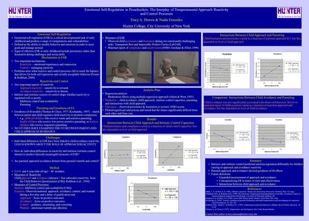 Emotional Self-Regulation Emotional self-regulation (ESR) is a critical developmental task of early childhood and predicts a range of competencies and.