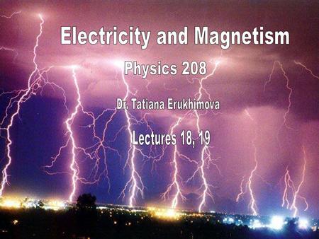 Current, Ohm’s Law, Etc. where R is resistance Resistance does not vary with the applied voltage resistor.